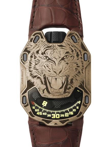 Review Urwerk replica UR-105 Bronze Tiger watch